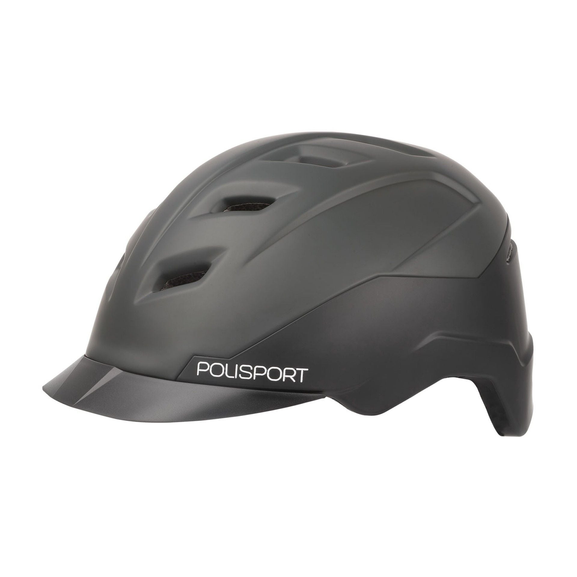 Helm Polisport E Stadtgeschwindigkeit E-Bike Schwarz