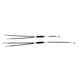 Messinggelagertes BMX-Freestyle-Kabel 520 mm.