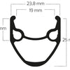Ryde b.v. Felge 28' - 14 X-Plorer 28 -622 Sam CNC