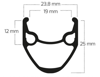 Ryde b.v. Felge 28' - 14 X-Plorer 28 -622 Sam CNC