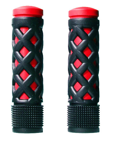 Simson Kindergriffe – Universal – Rot Schwarz – Verstellbar – Grip Shift