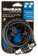 Messinggelagertes Worldlock-Kabel mit „Briefschloss“ 8 mm. x 150 cm.