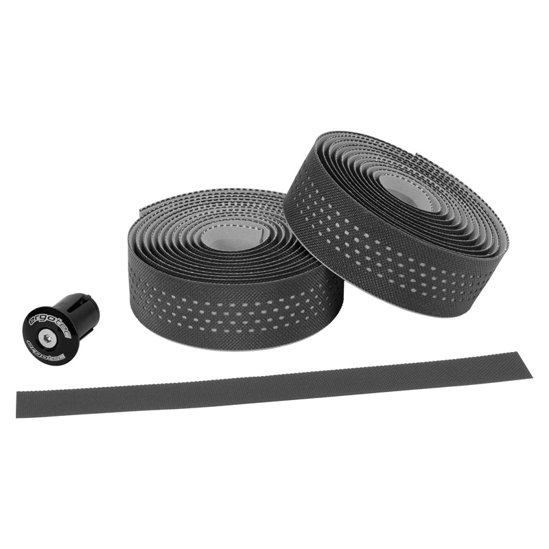 Ergotec Sanremo Lenkband 3,2mm 2x 2000 mm schwarz grau