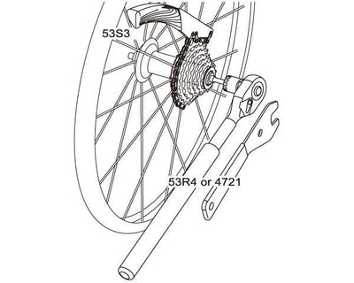 Lockringaufnahme für Shimano HG
