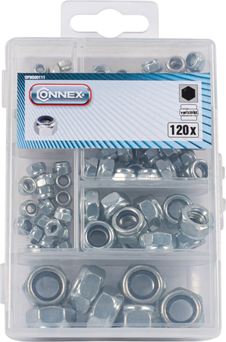 Connex-Sortiment Sicherungsmuttern 120 Stück - dp8500111