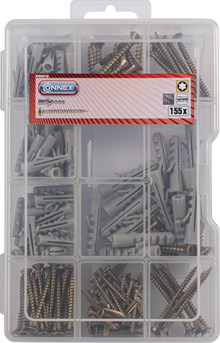 Connex-Sortiment Holzdübel 155 Stück – dp8500126