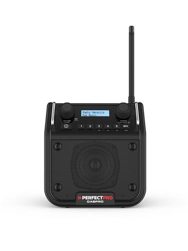 Perfectpro Bauradio DabPro DAB+ FM USB wiederaufladbar