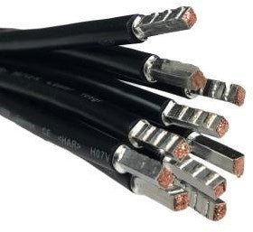 Draht 6qmm flexibel 35cm schwarz - 4000535