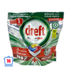 Dreft Spülmaschinentabs Platinum Plus All-in-One Anti-Matt-Zitrone 16 Stück