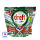 Dreft Spülmaschinentabs Platinum Plus All-in-One Anti-Matt-Zitrone 16 Stück