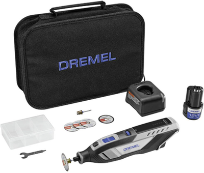 Dremel 8250-5 12-V-Akku-Multitool-Set | inkl. 2 Ah Akku + Ladegerät - f0138250ja