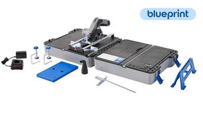 Dremel Blueprint 12V Kompaktsäge CS12JM | 12V tragbare Sägestation | Sägestation + Koffer + 1 x 12V 2,0 Ah Akku + Schnellladegerät - f013cs12jm