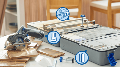 Dremel Blueprint 12V Kompaktsäge CS12JM | 12V tragbare Sägestation | Sägestation + Koffer + 1 x 12V 2,0 Ah Akku + Schnellladegerät - f013cs12jm