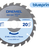 Dremel Blueprint Wood 6431 Sägeblatt für Holz | 85 mm – 2608846431