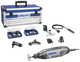 Dremel Multifunktionswerkzeug 4250js | Modell 4250-6 128 Platinum Edition | inkl. 128 Zubehörteile + EZ Speedclic + Detailgriff + Linien- und Kreisschneider – F0134250JS