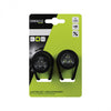 DRESCO LED 6,5 x 6 x 3,5 cm 2-teiliger schwarz