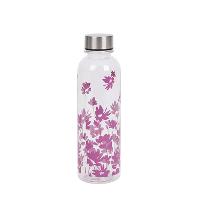 Trinkflasche lila Blume 500ml