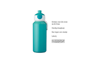Mepal Campus Trinkflasche Popup gefroren 2 400 ml