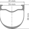 DT Swiss GRC 1100 Dicut® 30 Shimano HG 28 Disc Hinterrad
