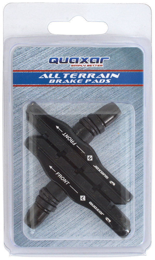 Quaxar 72-mm-Cartridge-Bremsschuhe für Shimano schwarz