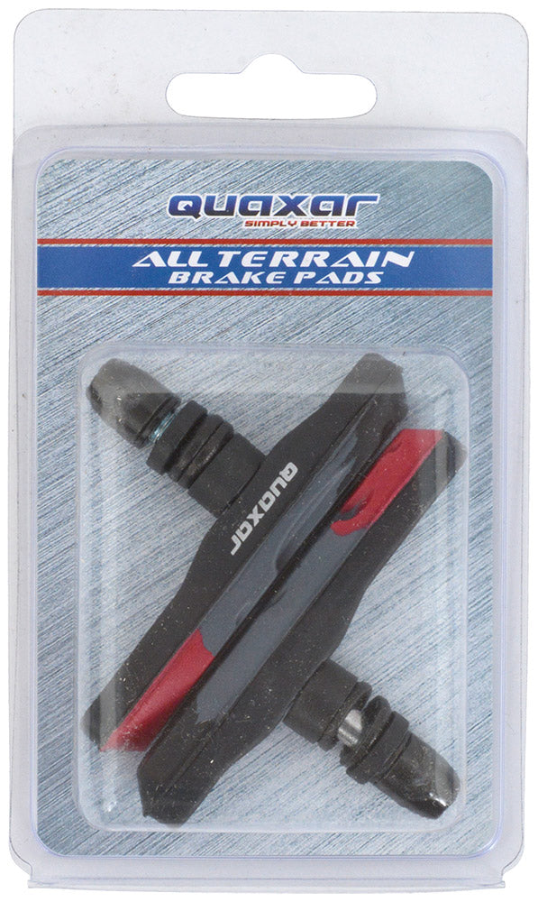 Quaxar Triple V-Brake Farbe 72mm Bremsschuhe schwarz