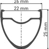 Dt Swiss ER 1400 Dicut® 28 25 mm Vorderrad