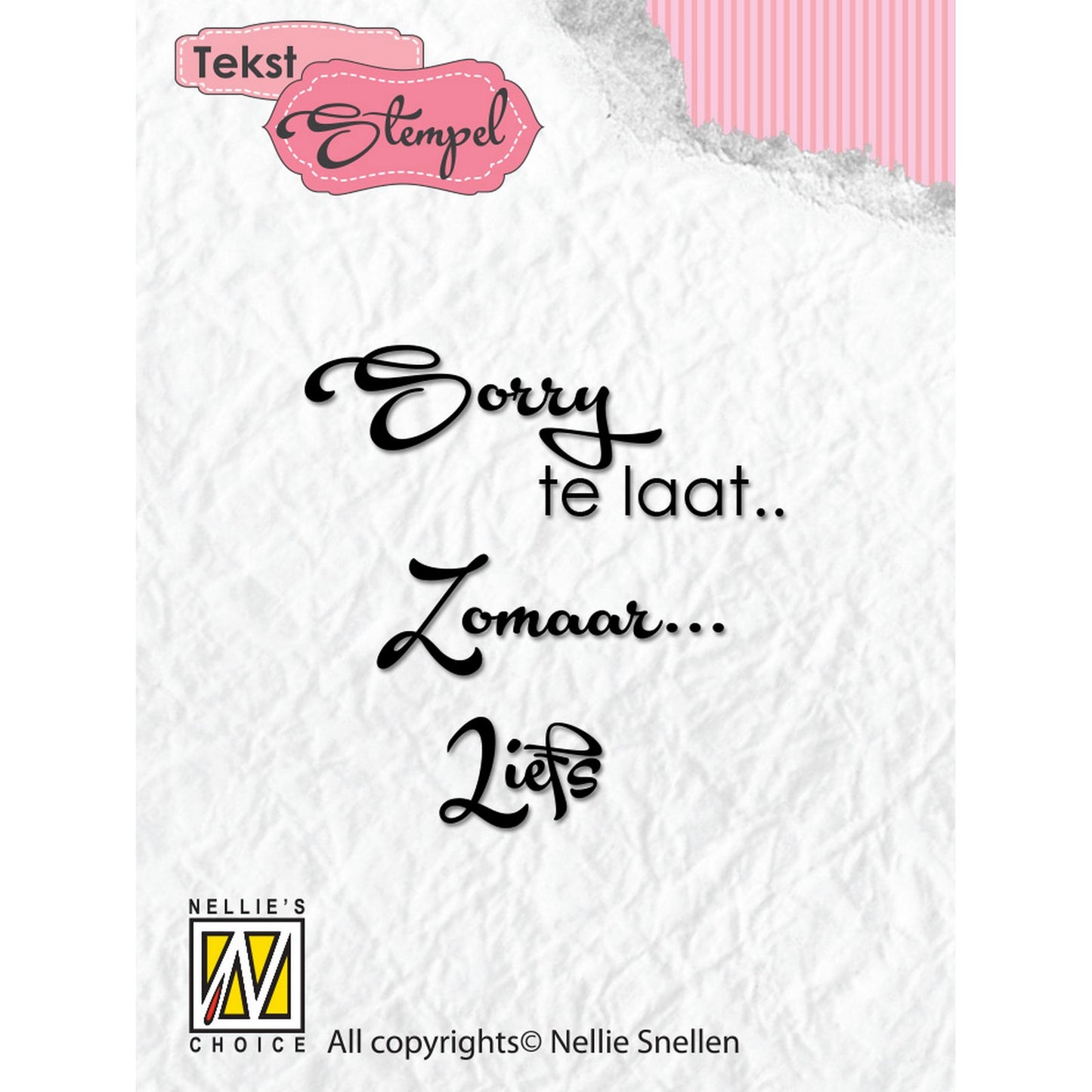 Nellies Wahl • Textstempel niederländische Texte-6