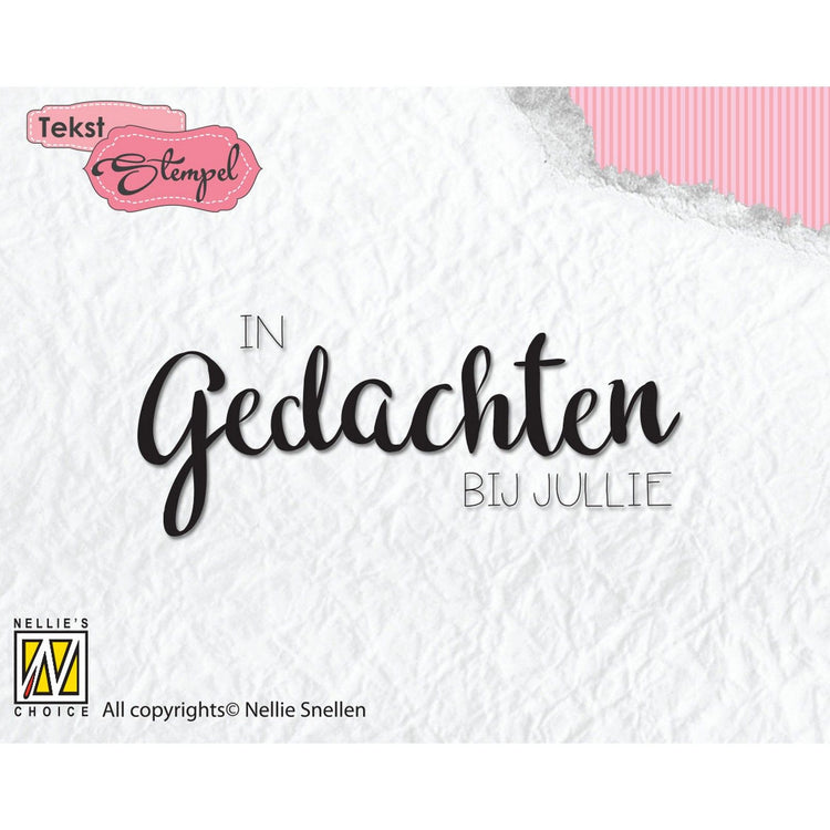 Nellies Wahl: • Clear Stamp Dutch im Hinterkopf mit Ihnen