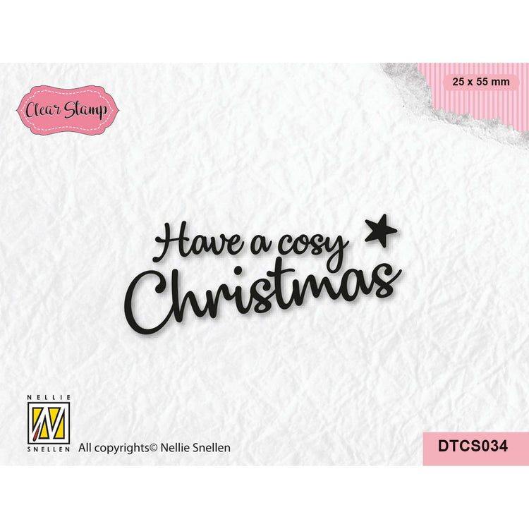 Nellies Wahl • Klartextstempel „Cosy Christmas“.