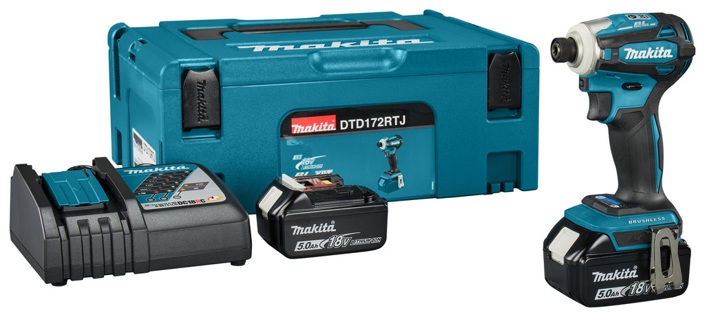 Makita dtd172rtj | Akku-Schlagschrauber | 18v | 2 x 5,0 Ah Akku + Schnellladegerät | in mbox dtd172rtj