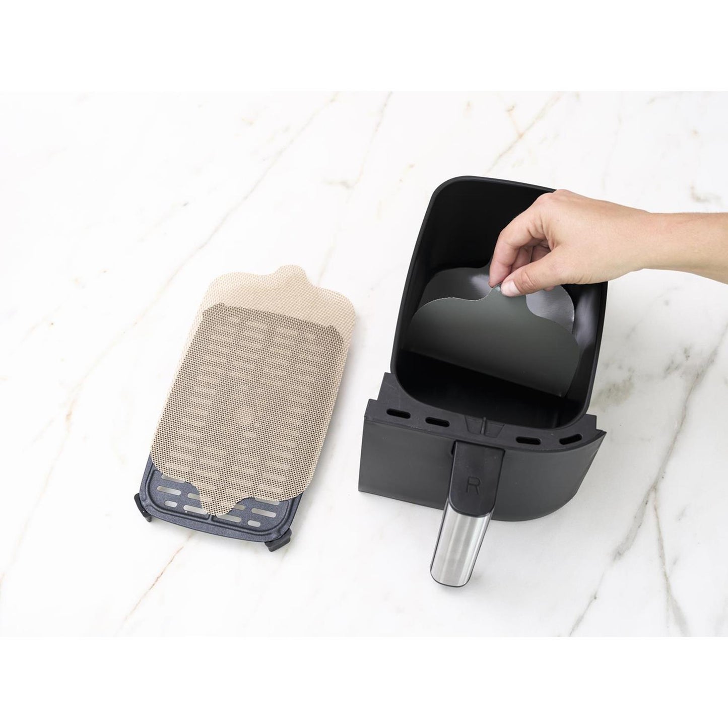 Nostik Nostik Protective Film Double Airfryer Set von 4