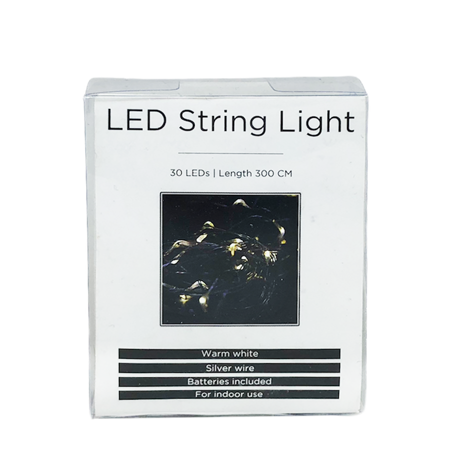 Tauben-Lichterkette LED 30 LEDs 300cm