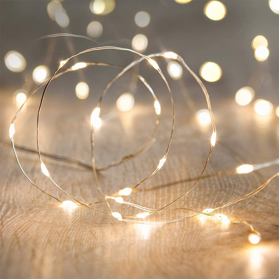 Tauben-Lichterkette LED 30 LEDs 300cm