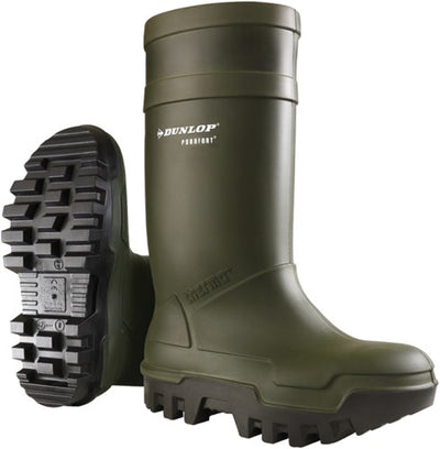 Dunlop C662933 Thermo + Purofort S5 Full Safety Grün – Größe 44 45 (UK10) – 15.032.047.10