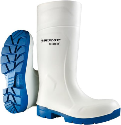 Dunlop ca61131 purofort foodpro multigrip s4 weiß blau – Größe 45 – 15.036.68.45