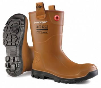 Dunlop lj2hr42 purofort rigpro s5 | braun | Größe 46 - 8713197053293