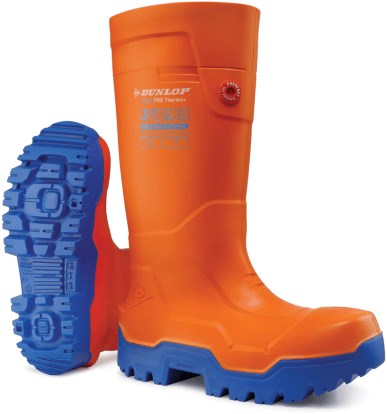 Dunlop lp8ku01 Stiefel FieldPro Thermo+ Orange S5 | orange | Größe 42 - 8713197055921