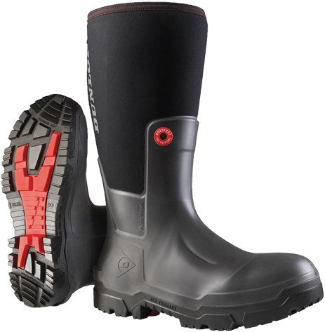Dunlop Pioneer od60a93 Snugboot-Stiefel | schwarz | Größe 45 - 00.036.017.44