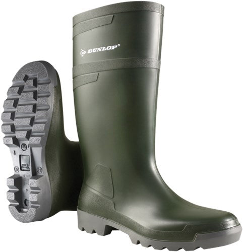 Dunlop w486711 Hobby-Kniestiefel PVC grün – Größe 43 – 15.032.040.43