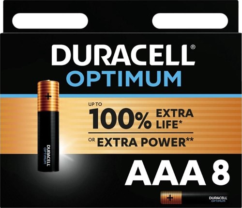 Duracell Optimum 200 % Batterie AAA Blister (8) – 3014012