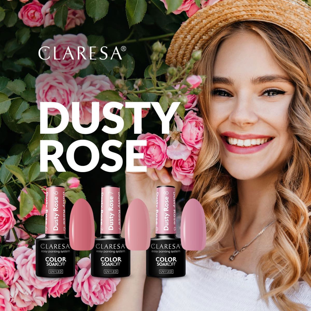 Claresa Claresa UV Led Gellak 5ml Dusty Rose 6