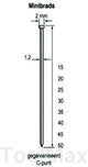 Dutack 1,2 mm Mini-Brads | 20mm | 5000 Stück - 5134029