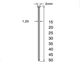 Dutack 1,2 mm Mini-Brads | 45mm | 5000 Stück - 5134034