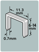 Dutack Heftklammern Serie 53 6mm 1000 Stk