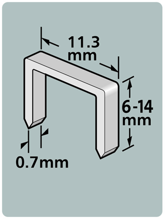 Dutack Heftklammern Serie 53 8mm 1000 Stk