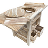 Holländischer Grilltisch aus Teakholz, 129,5 x 59,5 x 80 cm