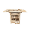Holländischer Grilltisch aus Teakholz, 129,5 x 59,5 x 80 cm
