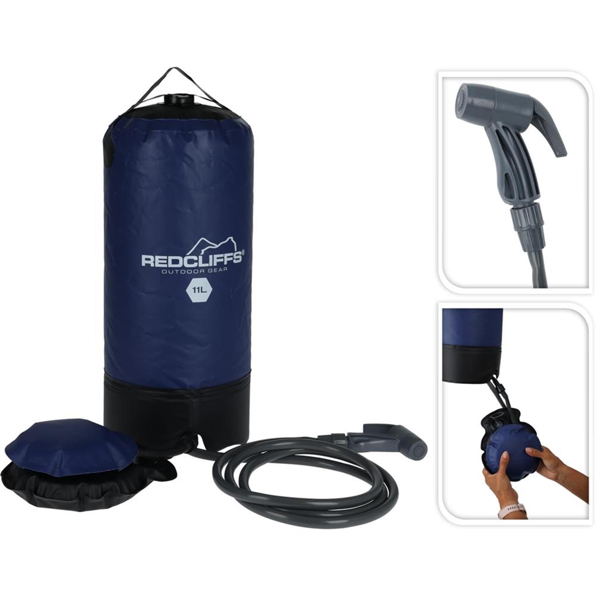 Redcliffs Campingdusche mit Pumpe 11 Liter
