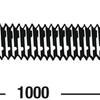 Connex-Gewindestange M12 1 m VZ - dy250705