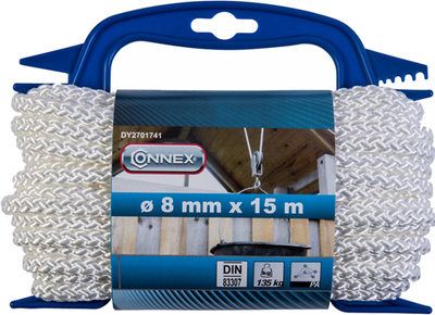 Connex PA-Seil 8 mm 140 kg mit Rolle 15 m – dy2701741